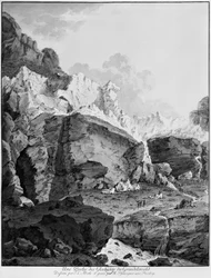 Gletscher von Grindelwald, graviert von Mathias Pfenninger (1739-1813)